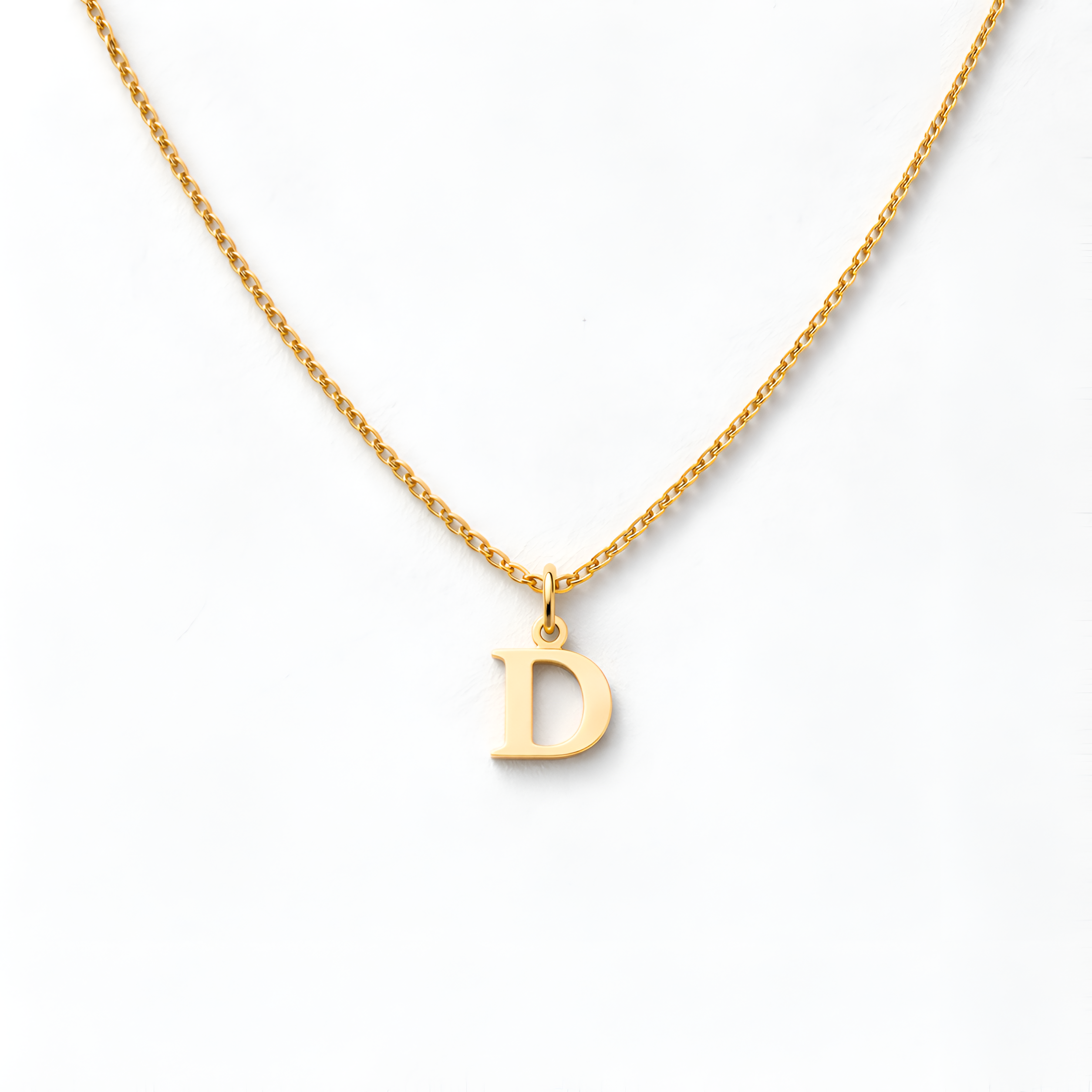 Casey - Collier minimaliste avec initiale pour femme
