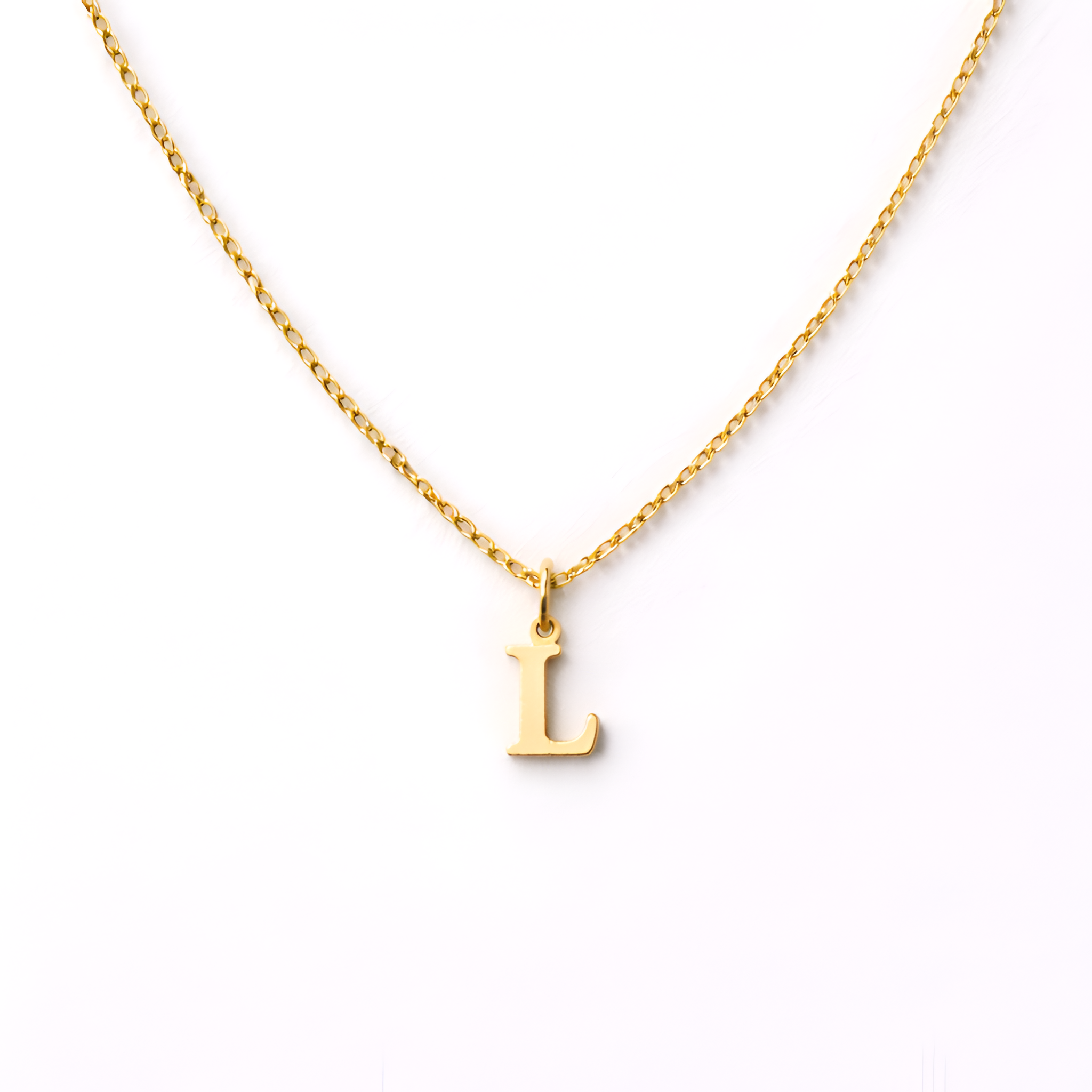 Casey - Collier minimaliste avec initiale pour femme