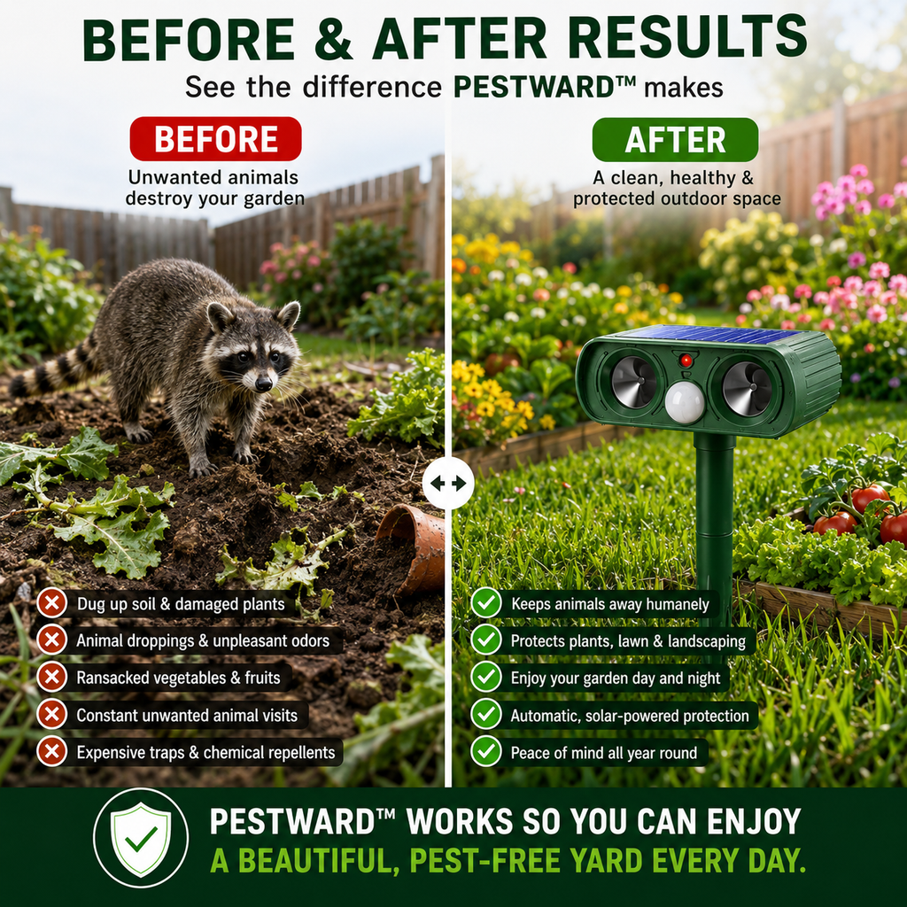 PESTWARD – Dissuasion Animale Solaire par Détection de Mouvement pour une Protection Humaine du Jardin