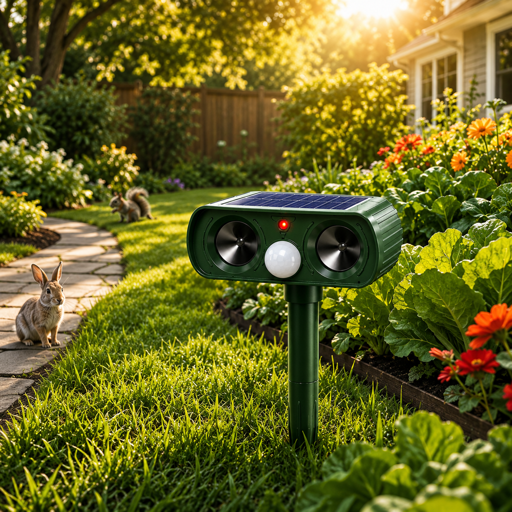 PESTWARD – Dissuasion Animale Solaire par Détection de Mouvement pour une Protection Humaine du Jardin
