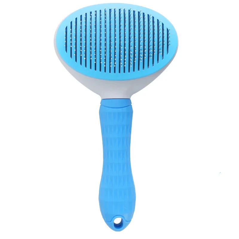 BROSSE DE SOINS POUR ANIMAUX - PEIGNE AUTO-NETTOYANT POUR CHIENS ET CHATS