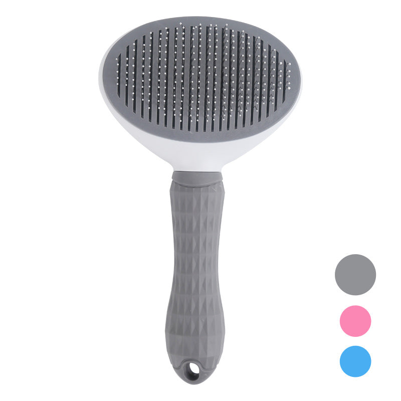 BROSSE DE SOINS POUR ANIMAUX - PEIGNE AUTO-NETTOYANT POUR CHIENS ET CHATS