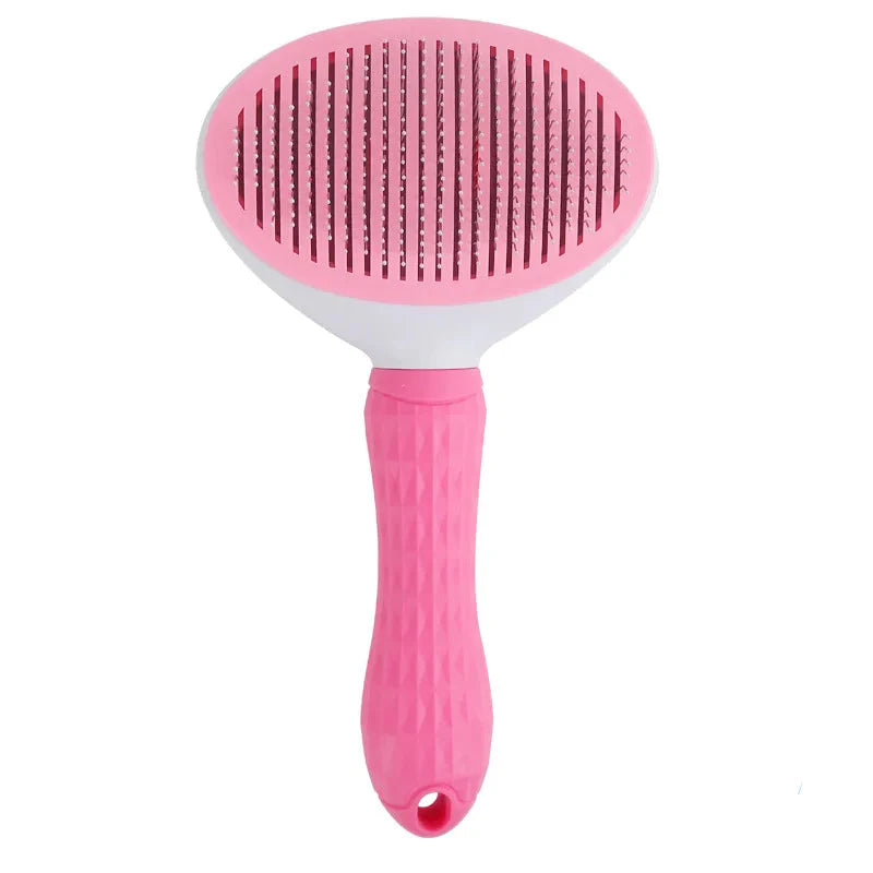 BROSSE DE SOINS POUR ANIMAUX - PEIGNE AUTO-NETTOYANT POUR CHIENS ET CHATS