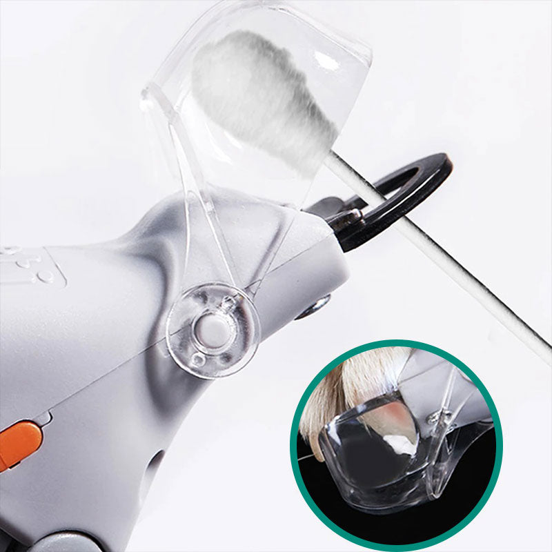 Coupe-ongles pour animaux de compagnie avec lumière LED et capteur de protection