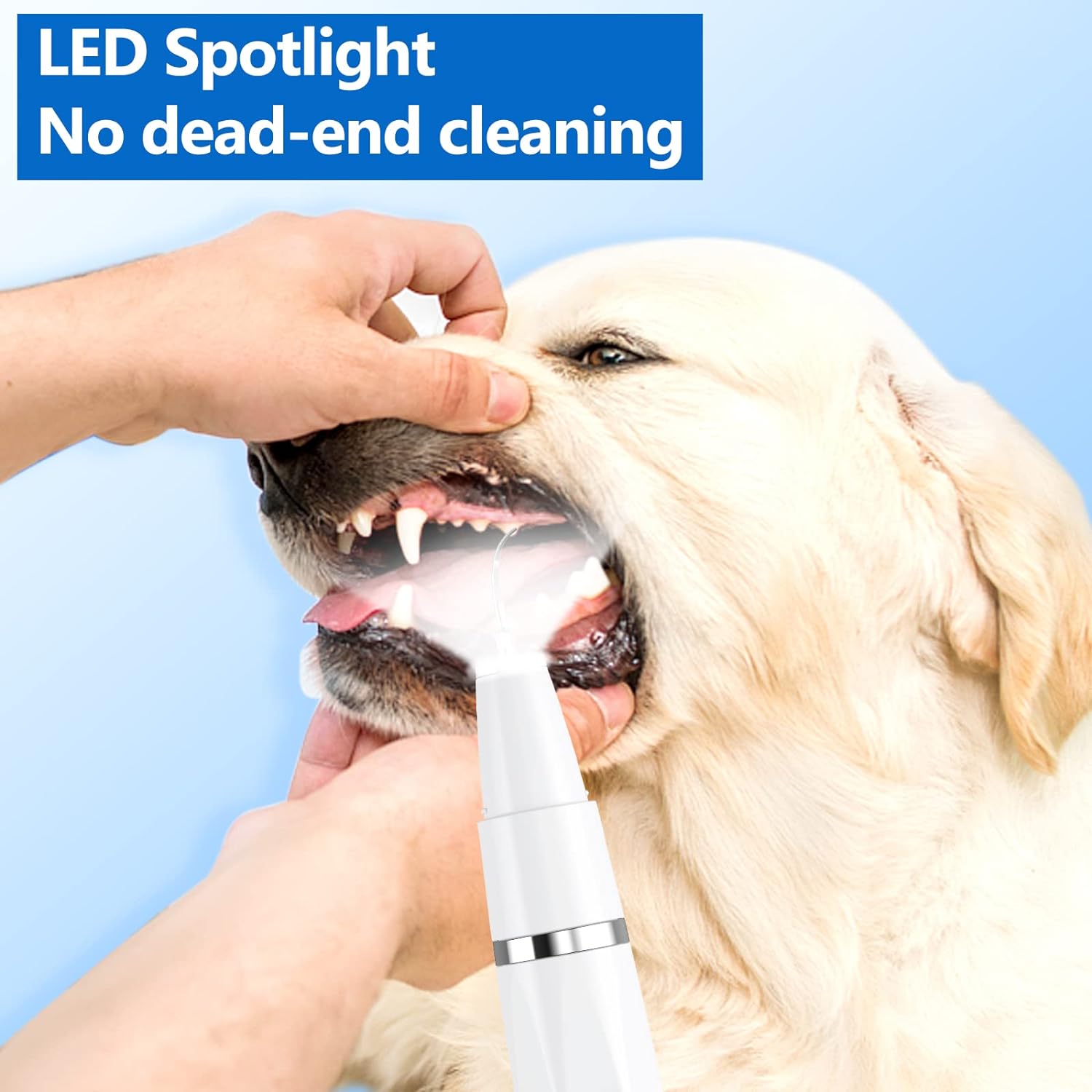 Détartrant pour Animaux de Compagnie - Nettoyeur Ultrasonique de Dents