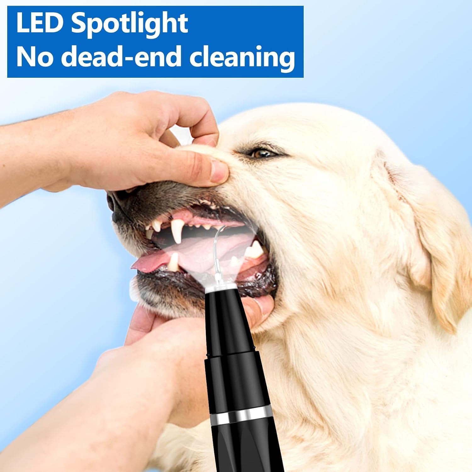 Détartrant pour Animaux de Compagnie - Nettoyeur Ultrasonique de Dents