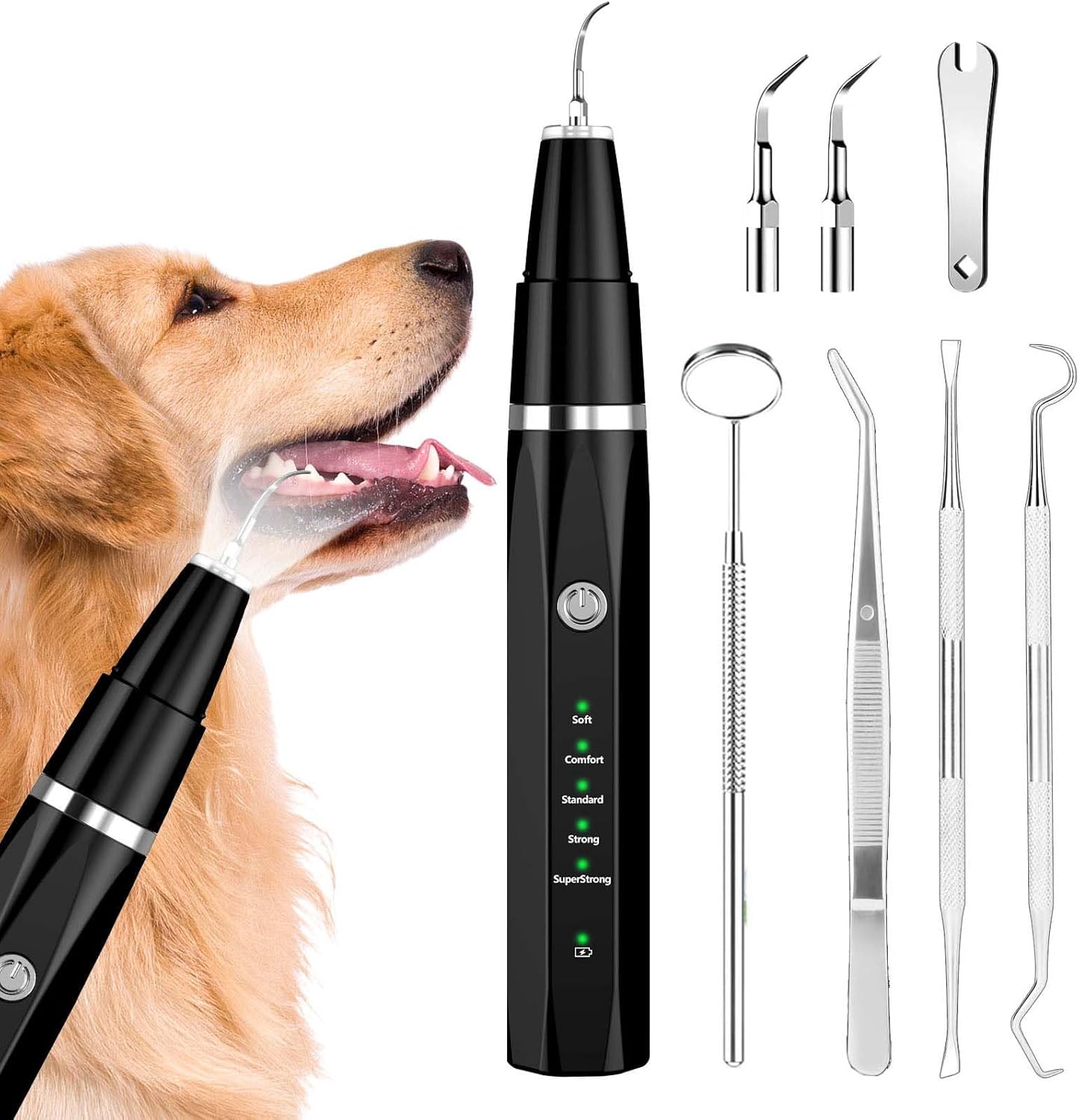 Détartrant pour Animaux de Compagnie - Nettoyeur Ultrasonique de Dents
