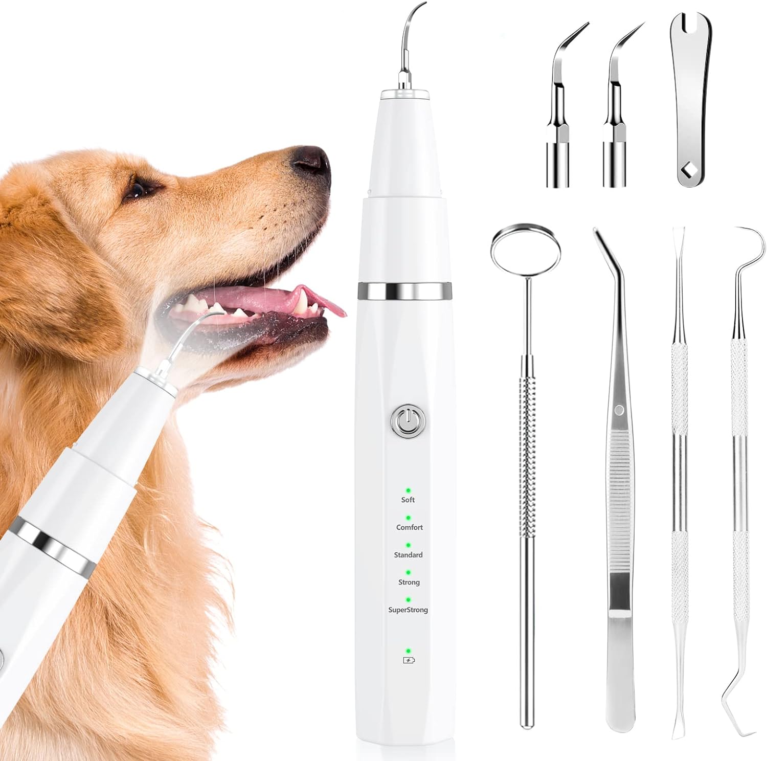 Détartrant pour Animaux de Compagnie - Nettoyeur Ultrasonique de Dents