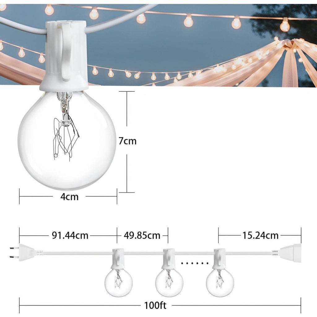 FairyFlicker Guirlandes lumineuses - Éclairage de terrasse luxueux avec protection étanche | Karnz
