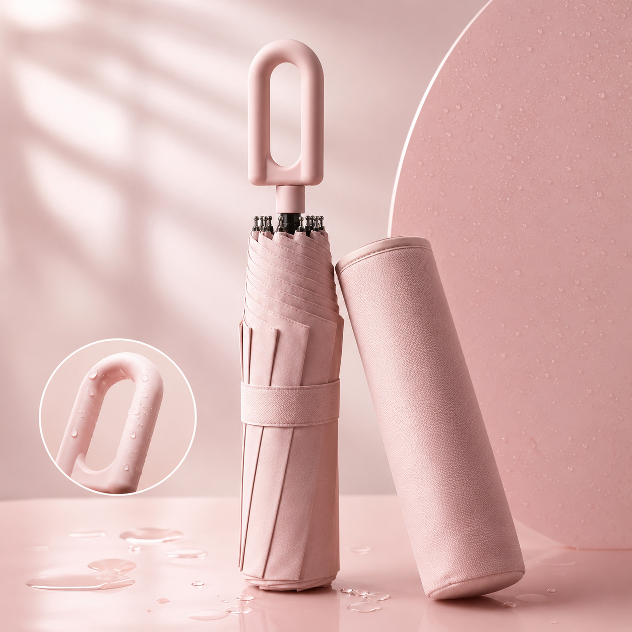 STORMLOCK - Parapluie automatique coupe-vent avec structure à 8 baleines et protection UV conçu pour une résistance aux intempéries et une commodité de voyage au quotidien