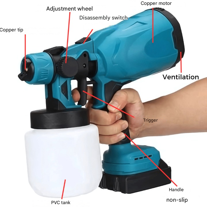 Pistolet à peinture électrique sans fil – VeloPro
