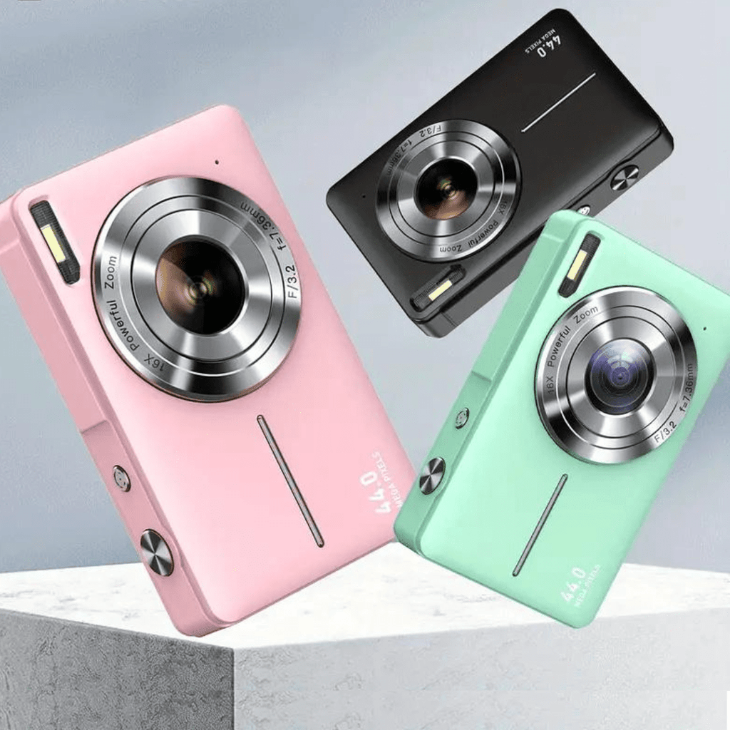 Appareil photo numérique vintage | Vidéo 1080p & Photos HD | Design compact