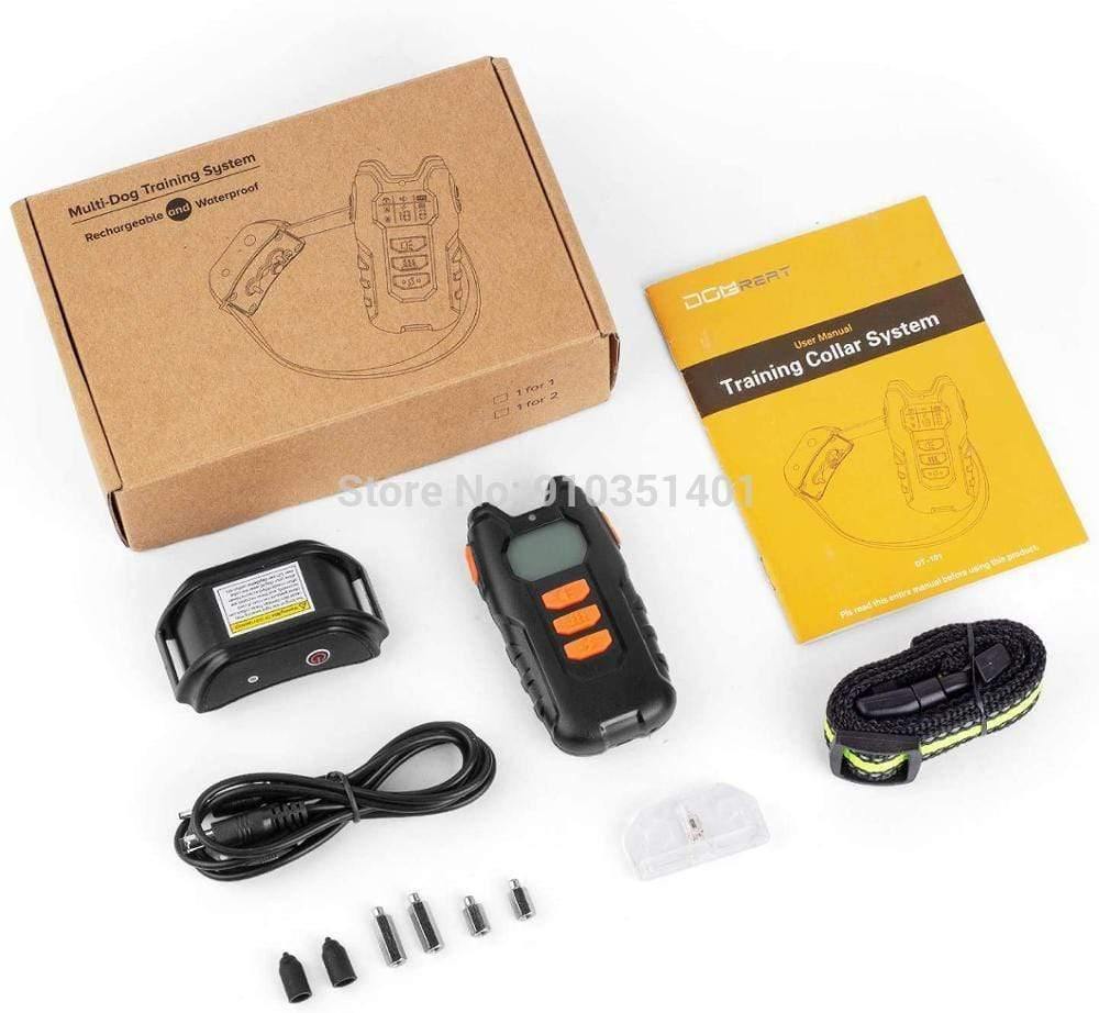 Dogreat Collier de Dressage Électrique pour Chien avec Télécommande Étanche Rechargeable pour Toutes Tailles Vibration Stop Aboyer Colliers