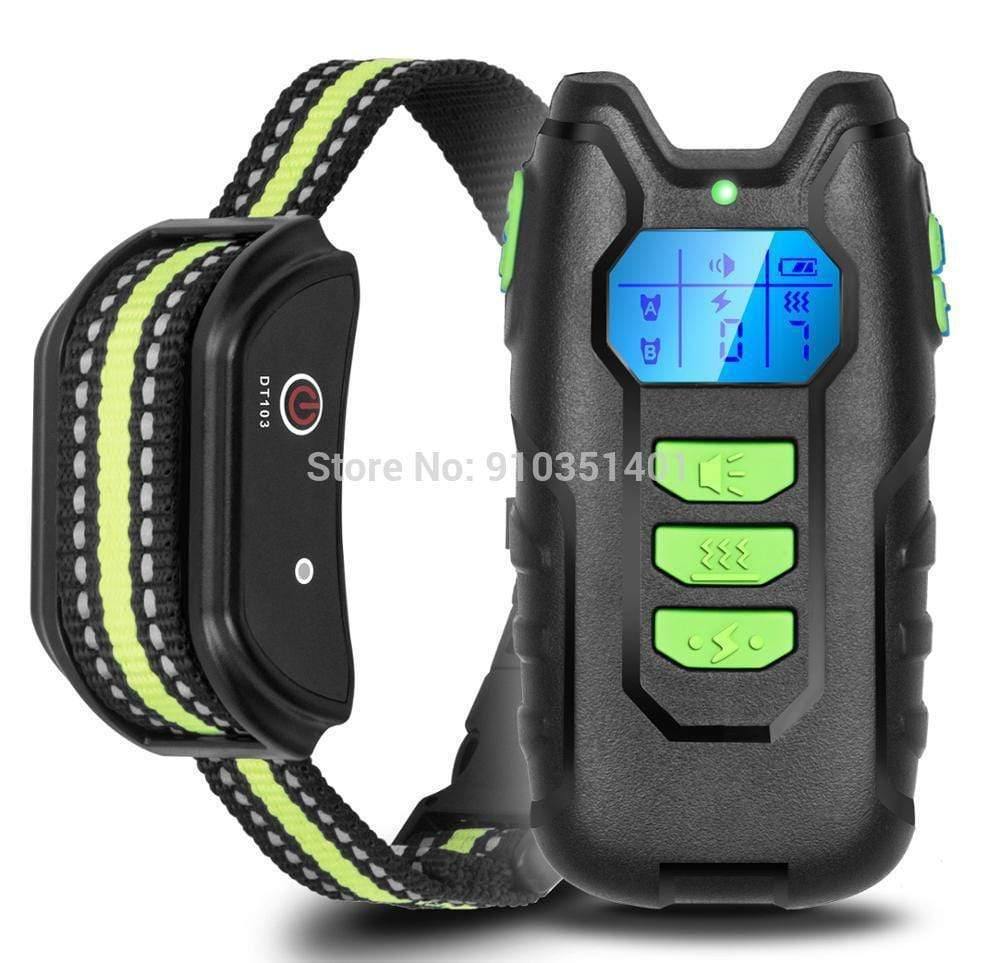 Dogreat Collier de Dressage Électrique pour Chien avec Télécommande Étanche Rechargeable pour Toutes Tailles Vibration Stop Aboyer Colliers