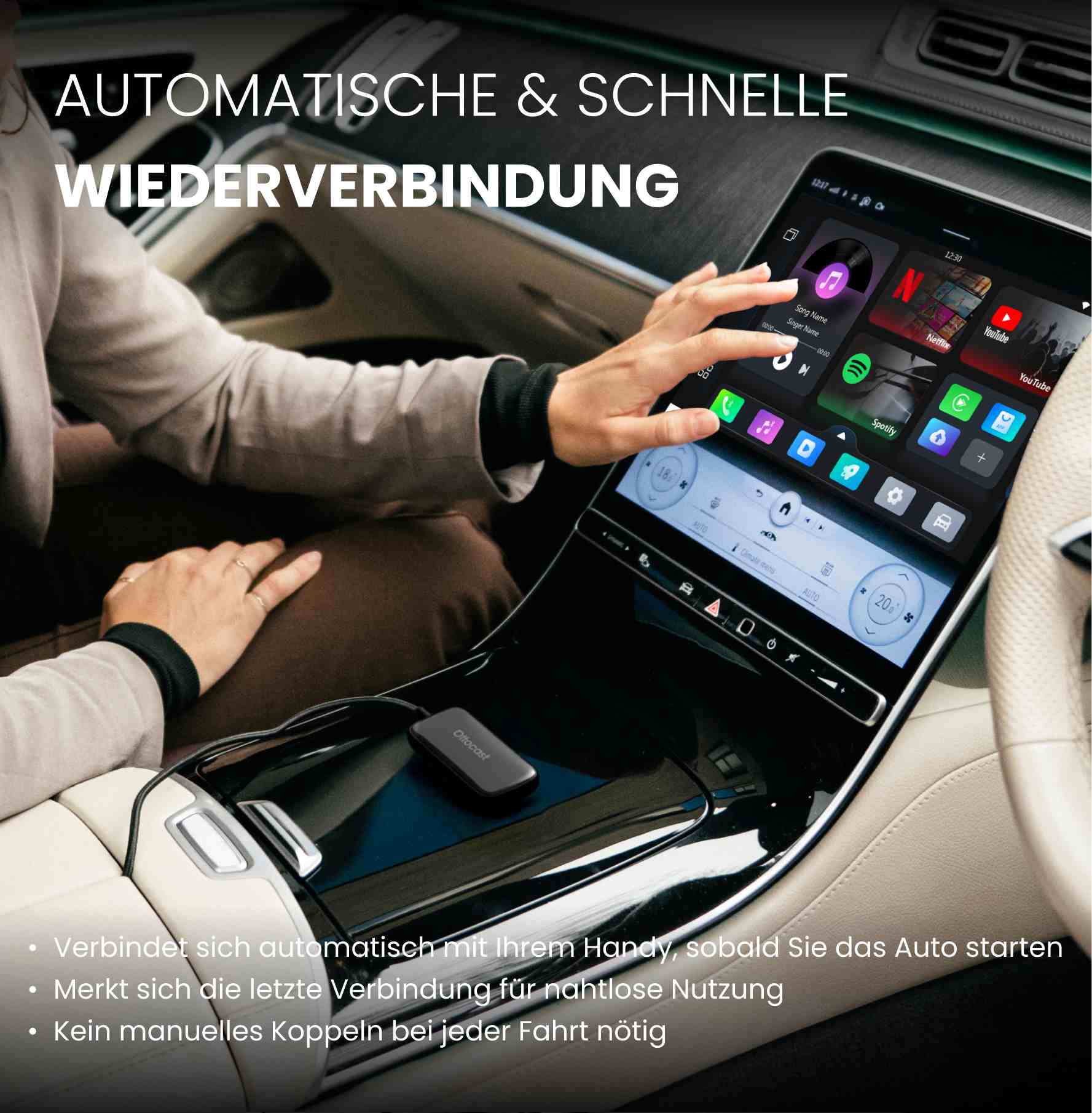Adaptateur Play2Video Ultra Wireless CarPlay/Android Auto Tout-en-un