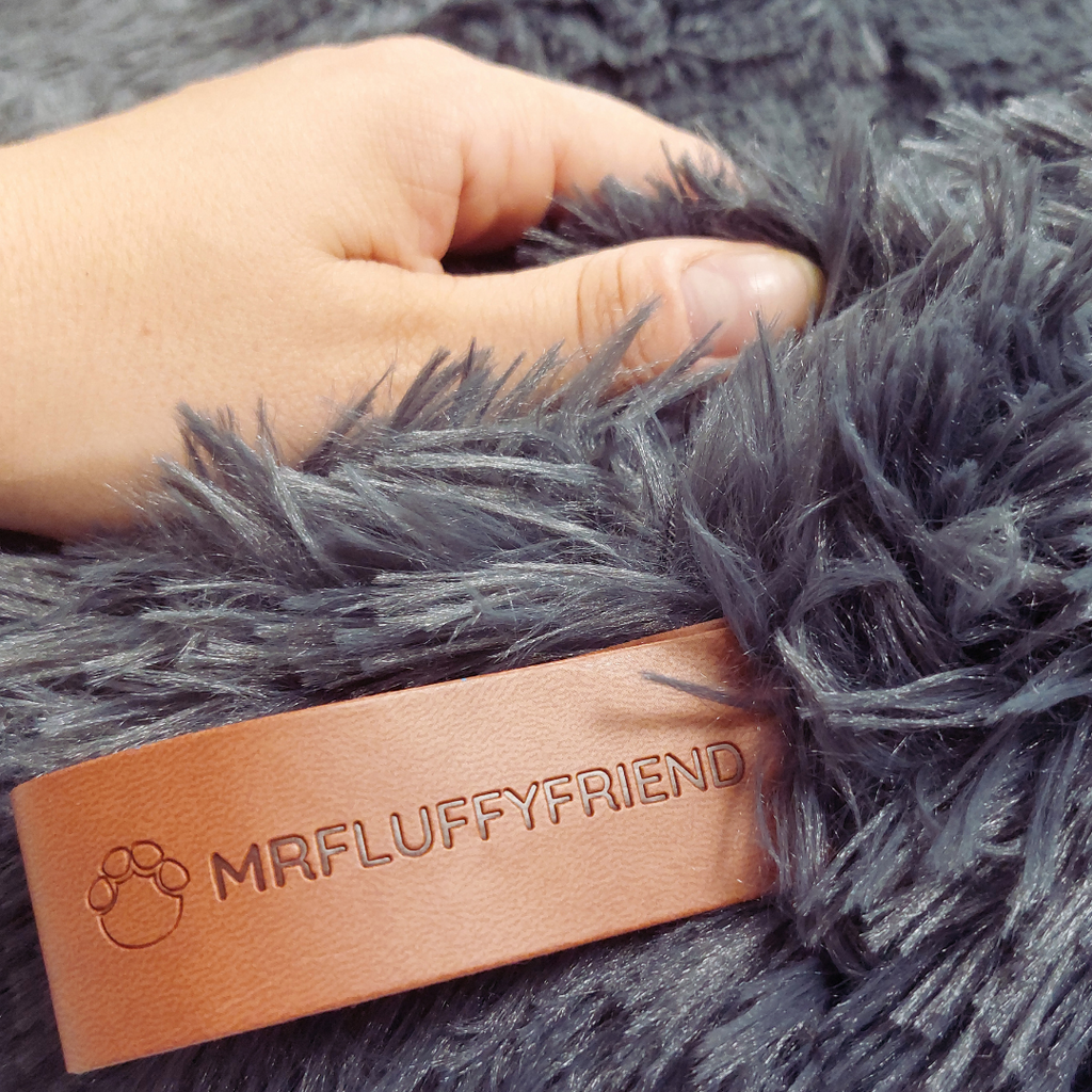 Lit pour chien en forme de donut moelleux anti-anxiété pour tous les chiens