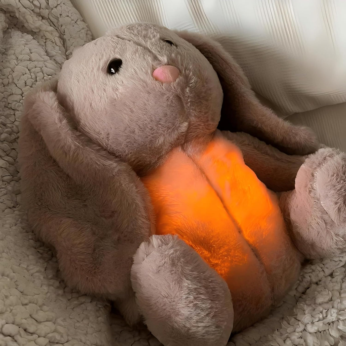 Teddy Aeroflux Soulagement Battement de Cœur - Peluche Lumineuse Respirante