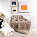 Couverture Pondérée en Fourrure Synthétique PlushHaven