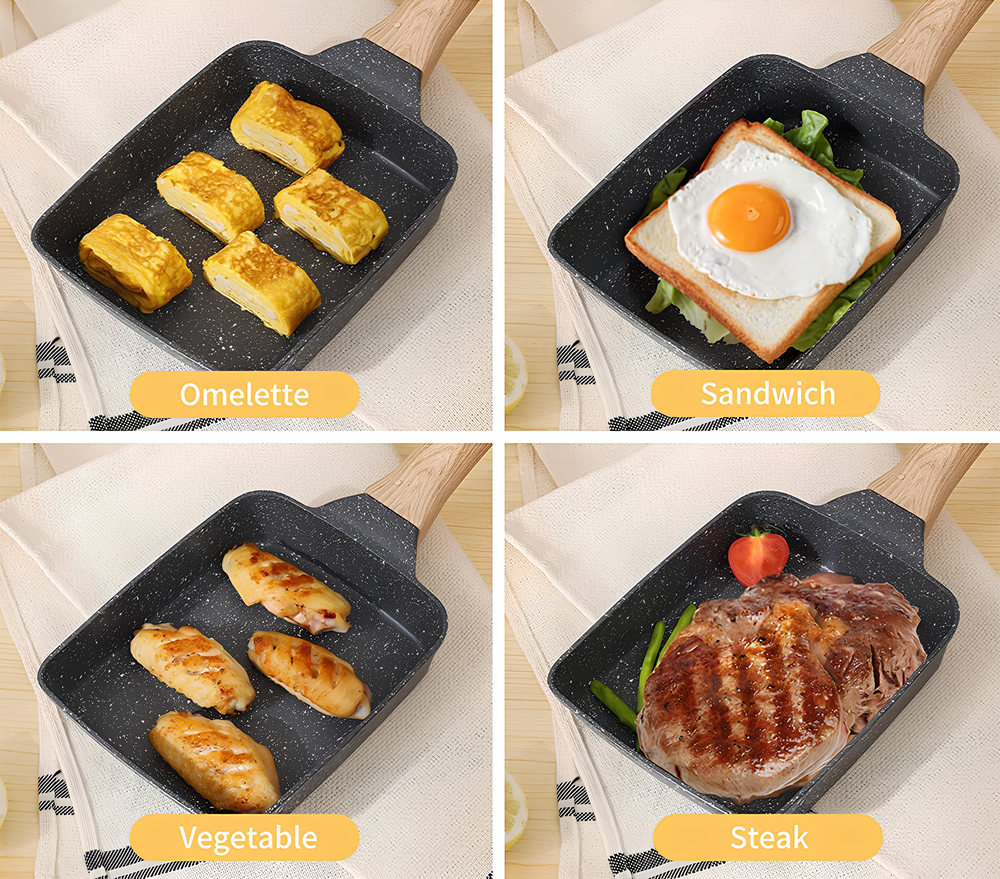 Skanto pour omelette tamagoyaki avec revêtement antiadhésif