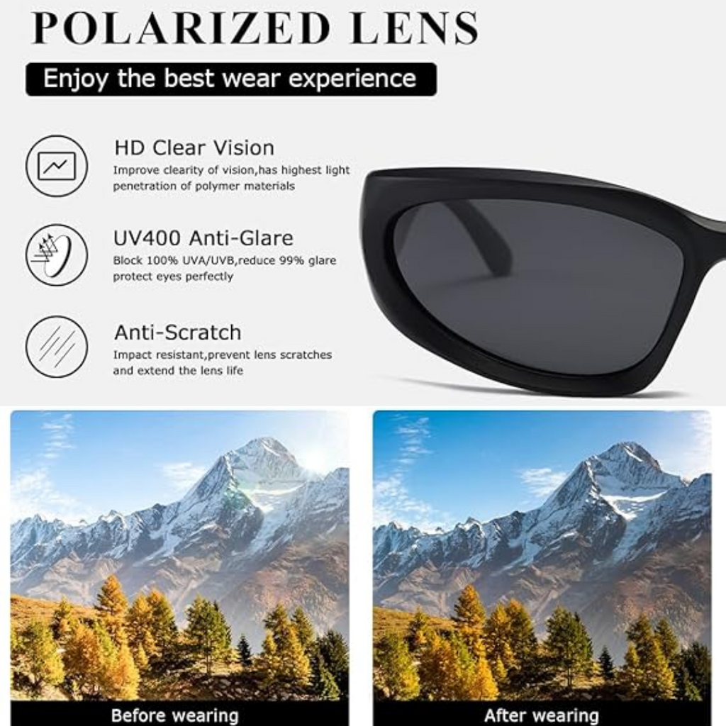 Lunettes de soleil de sport polarisées - SwiftWrap