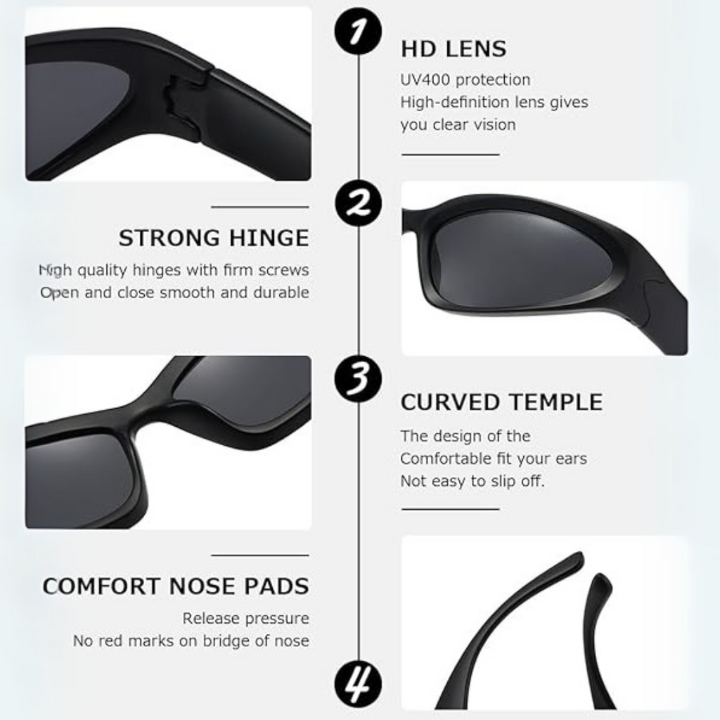 Lunettes de soleil de sport polarisées - SwiftWrap