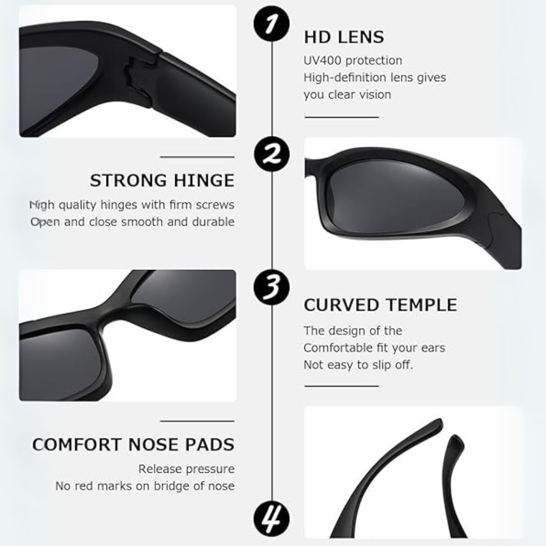 Lunettes de soleil de sport polarisées - SwiftWrap