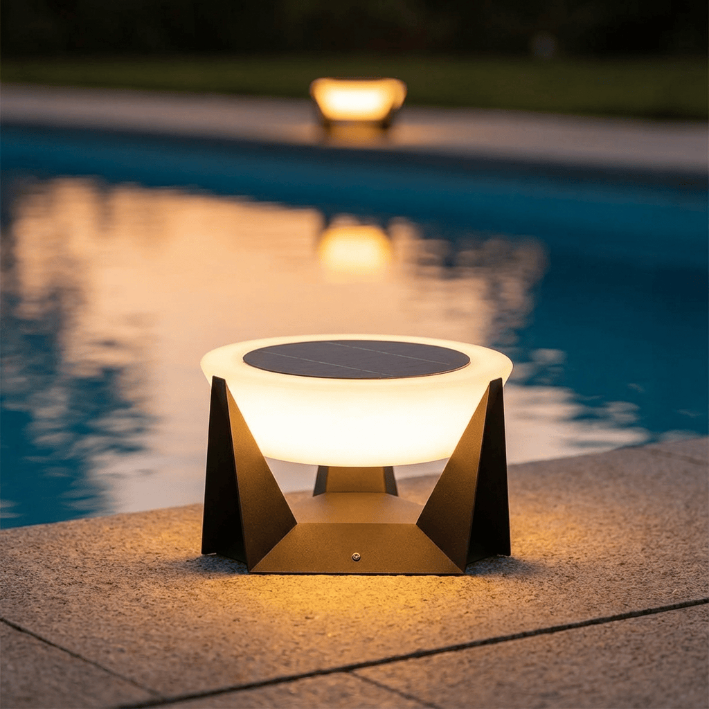 SOLARLUME - Lampe de sol solaire extérieure