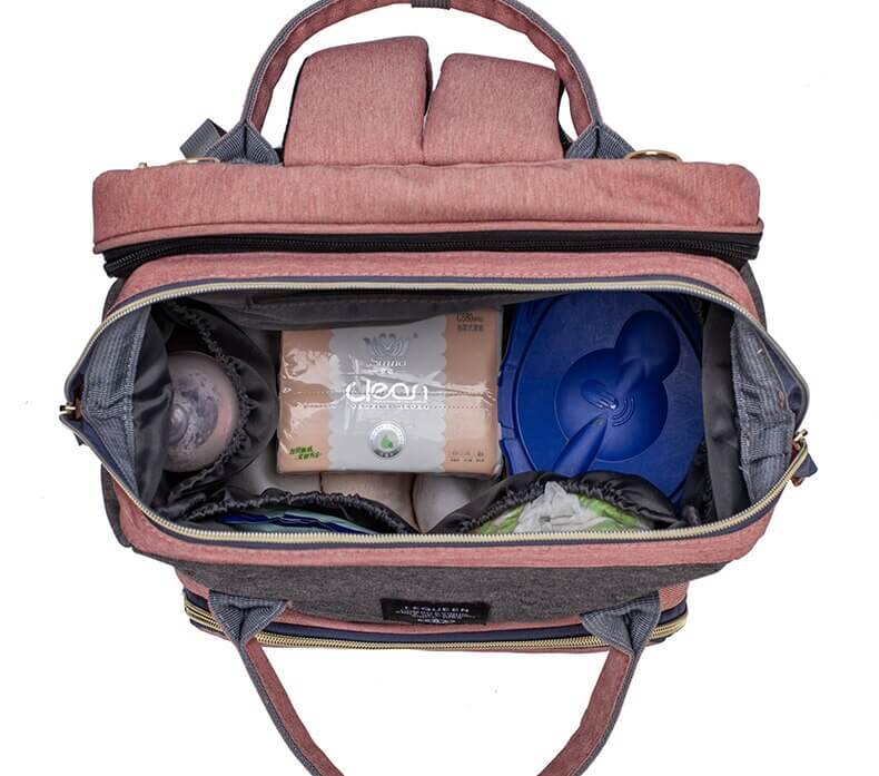 Lit de voyage portable pour bébé et station de change pour parents