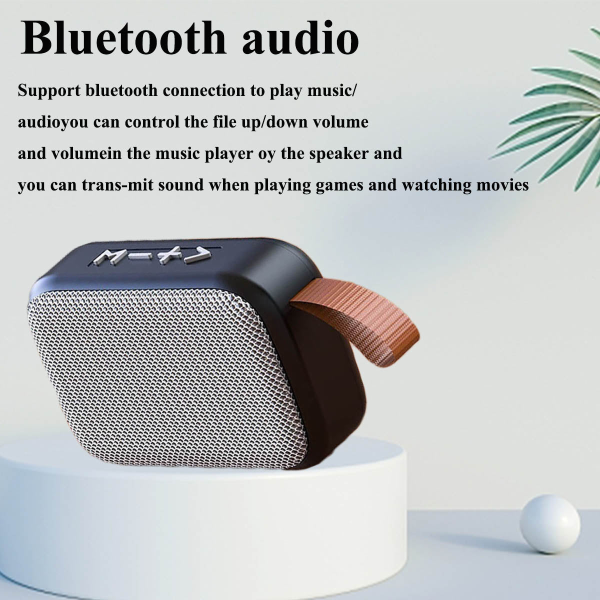 HAUT-PARLEUR BLUETOOTH PORTABLE - ENCEINTE MUSICALE 3D STEREO AVEC SON HIFI