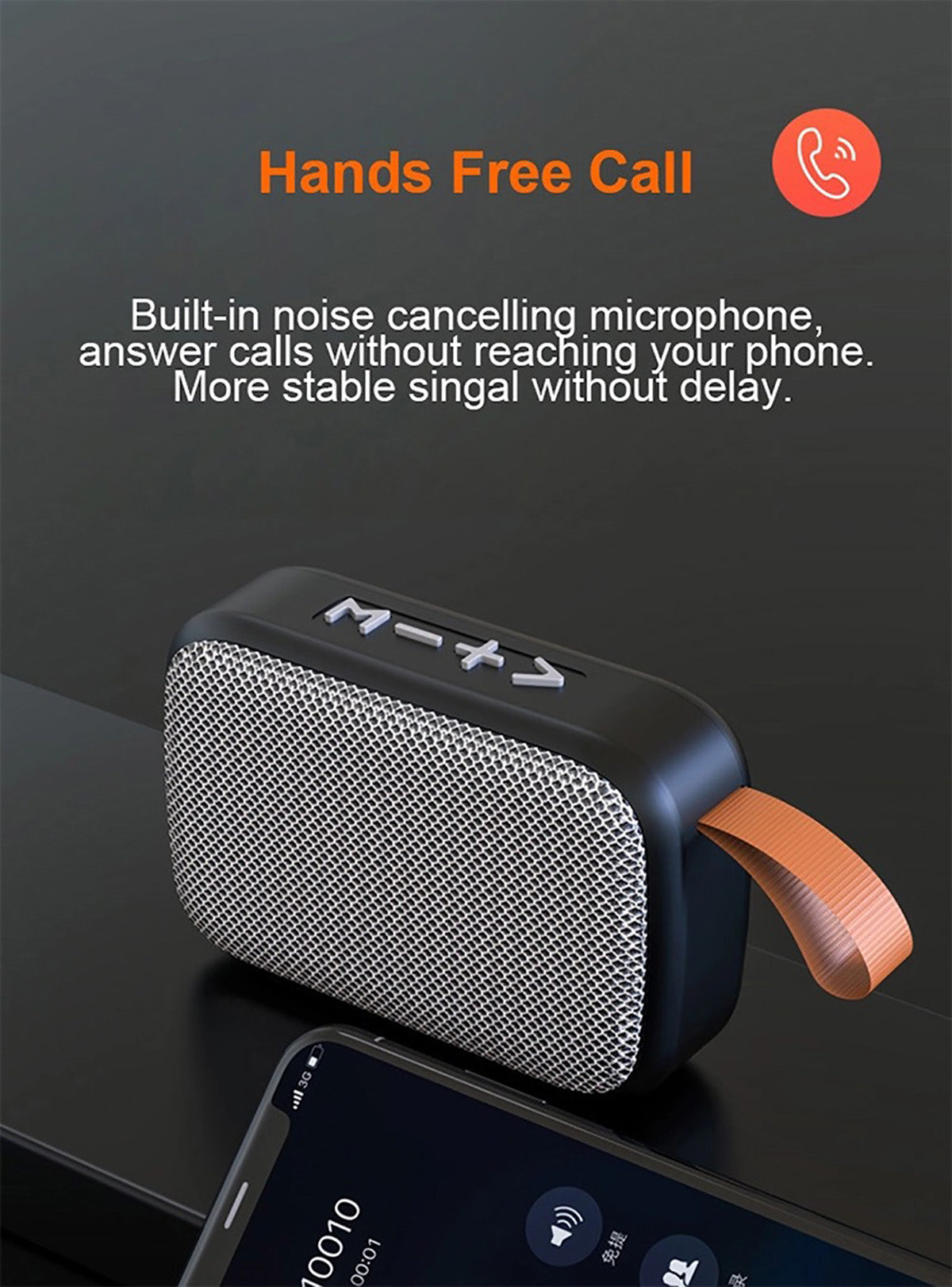 HAUT-PARLEUR BLUETOOTH PORTABLE - ENCEINTE MUSICALE 3D STEREO AVEC SON HIFI