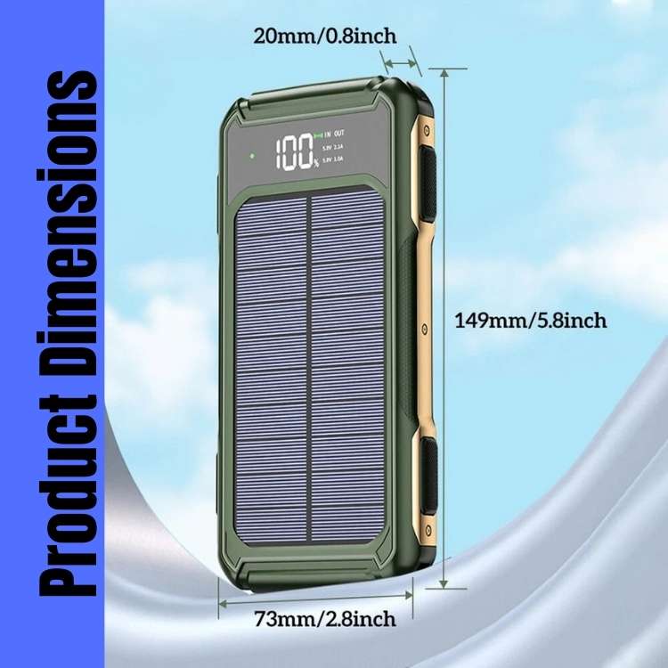 Chargeur Solaire PowerFlex 200000mAh