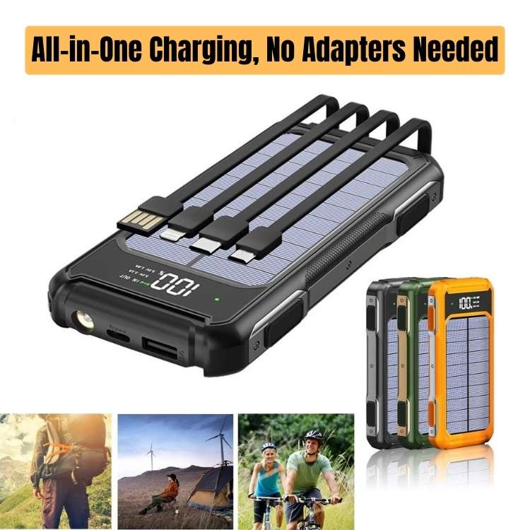 Chargeur Solaire PowerFlex 200000mAh