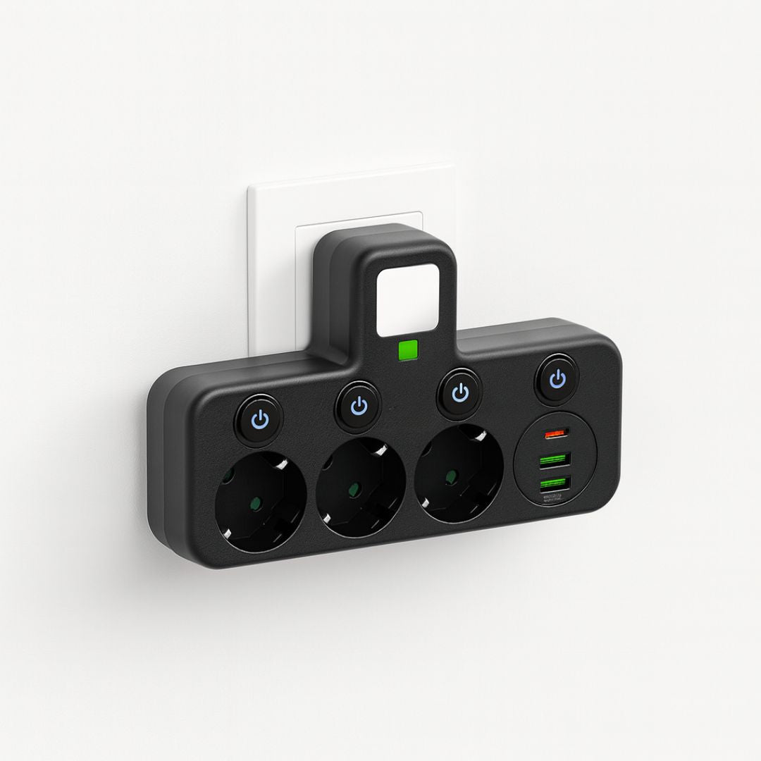 Multiprise avec 3 prises | Multiprise avec USB & interrupteur | PowerGrid