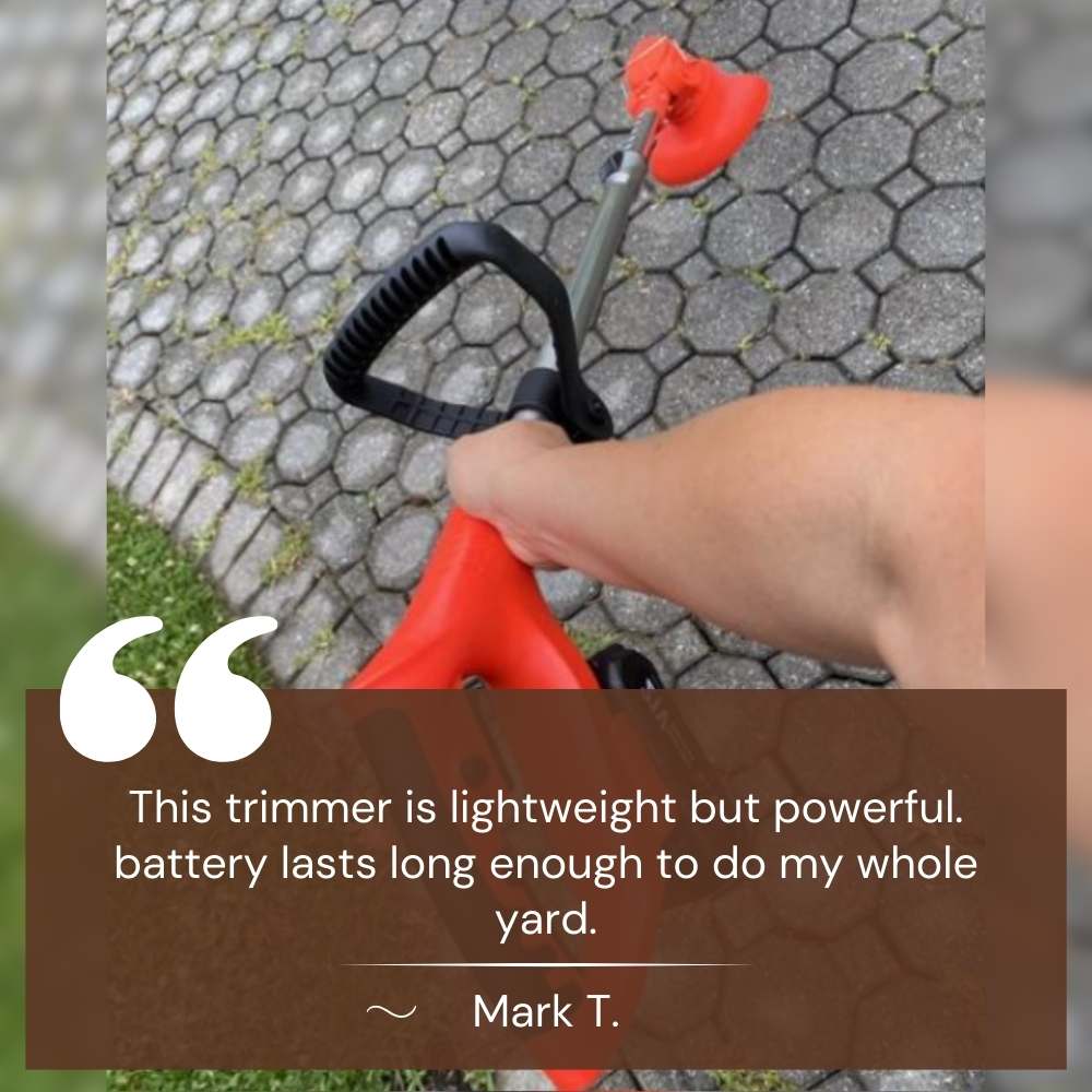 PowerTrim™ | Tondeuse à gazon – Sans fil, légère et précise pour des bordures de jardin parfaites