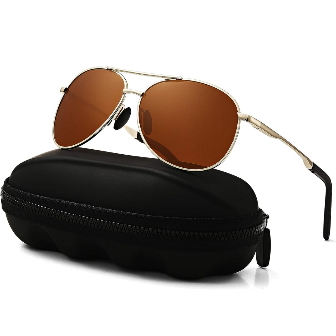 Lunettes de soleil aviateur polarisées Premium - Joey