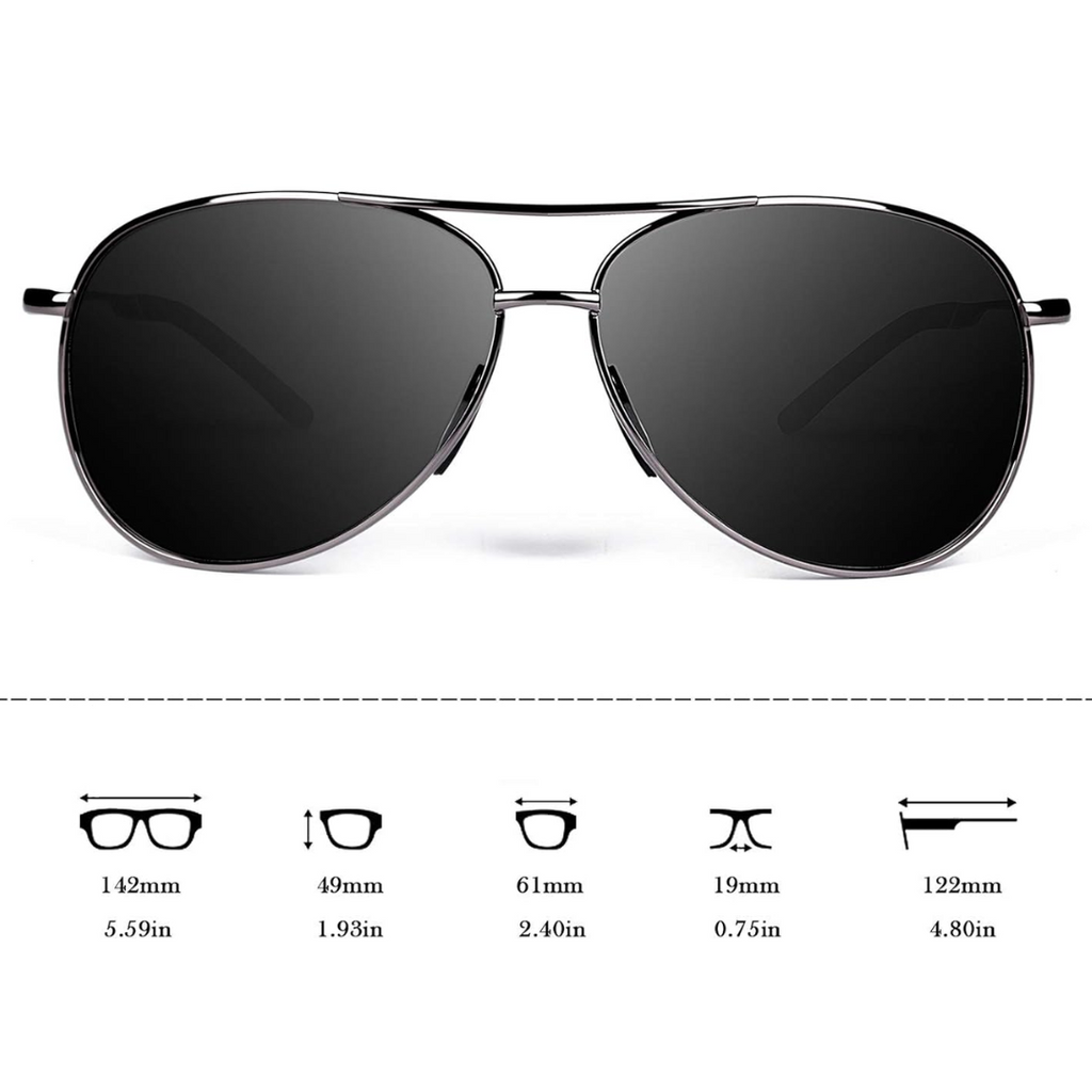Lunettes de soleil aviateur polarisées Premium - Joey