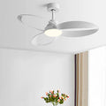 Ventilateur de plafond LED moderne avec des pales en bois