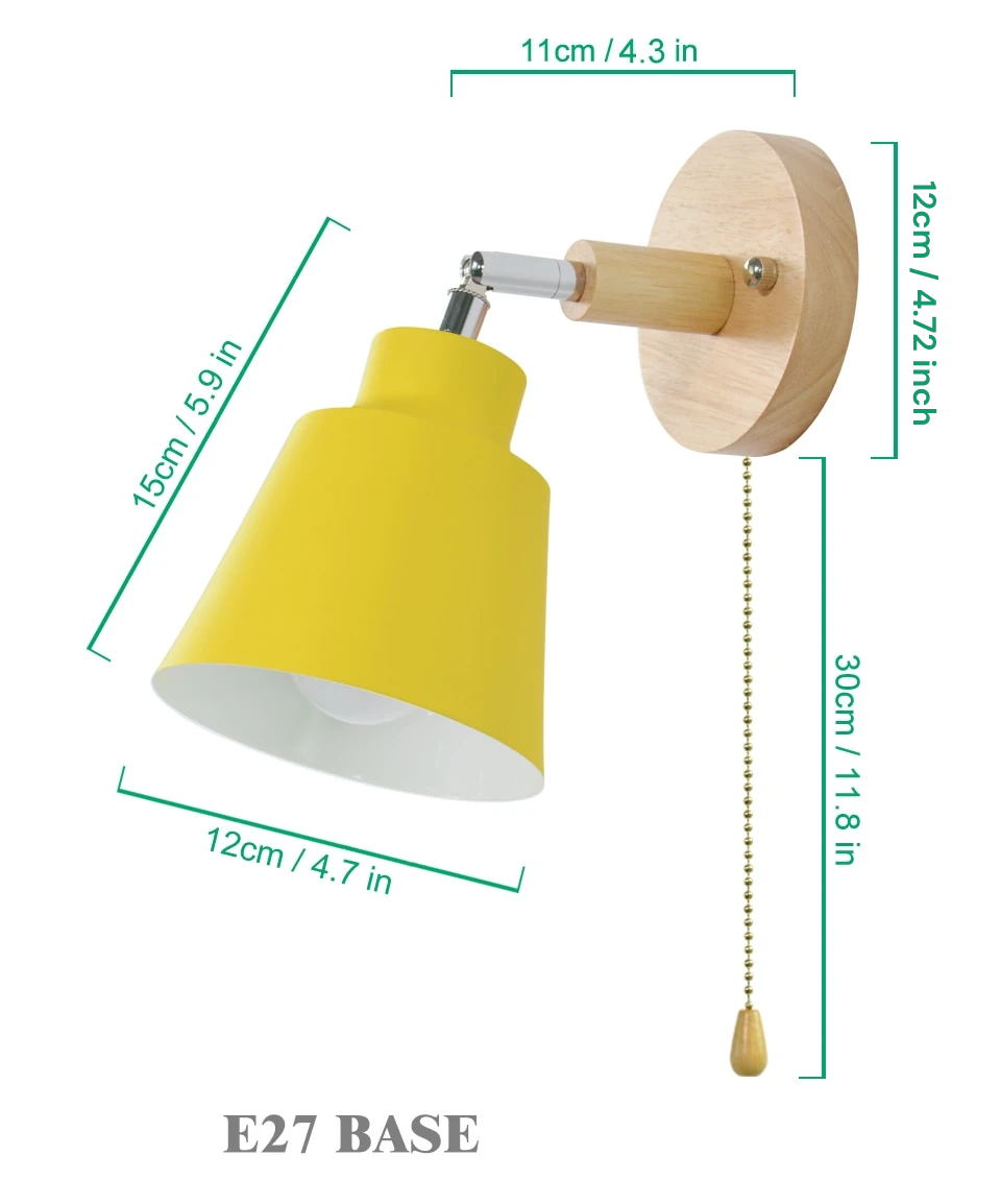 Lampe Murale avec Tirette – TwistGlow