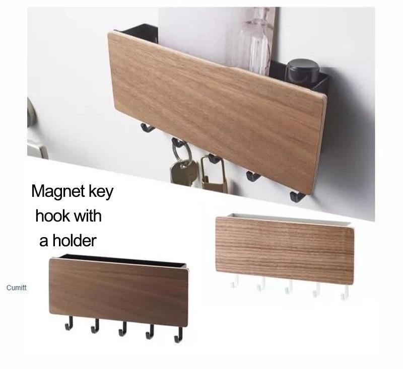 KeyOrganize Porte-clés mural en bois | Multifonctionnel & Élégant | Décoration murale & Rangement