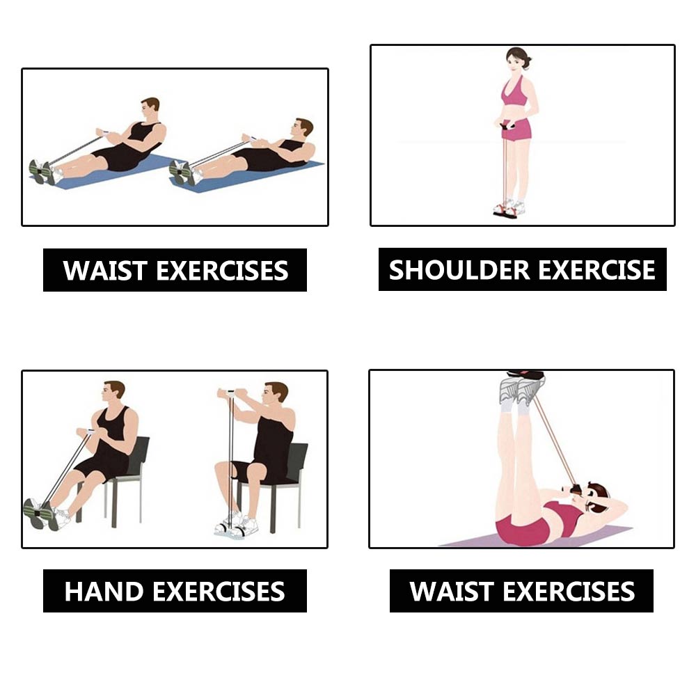 Skanto | Bande de résistance de fitness avec pédale