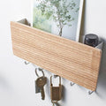 KeyOrganize Porte-clés mural en bois | Multifonctionnel & Élégant | Décoration murale & Rangement