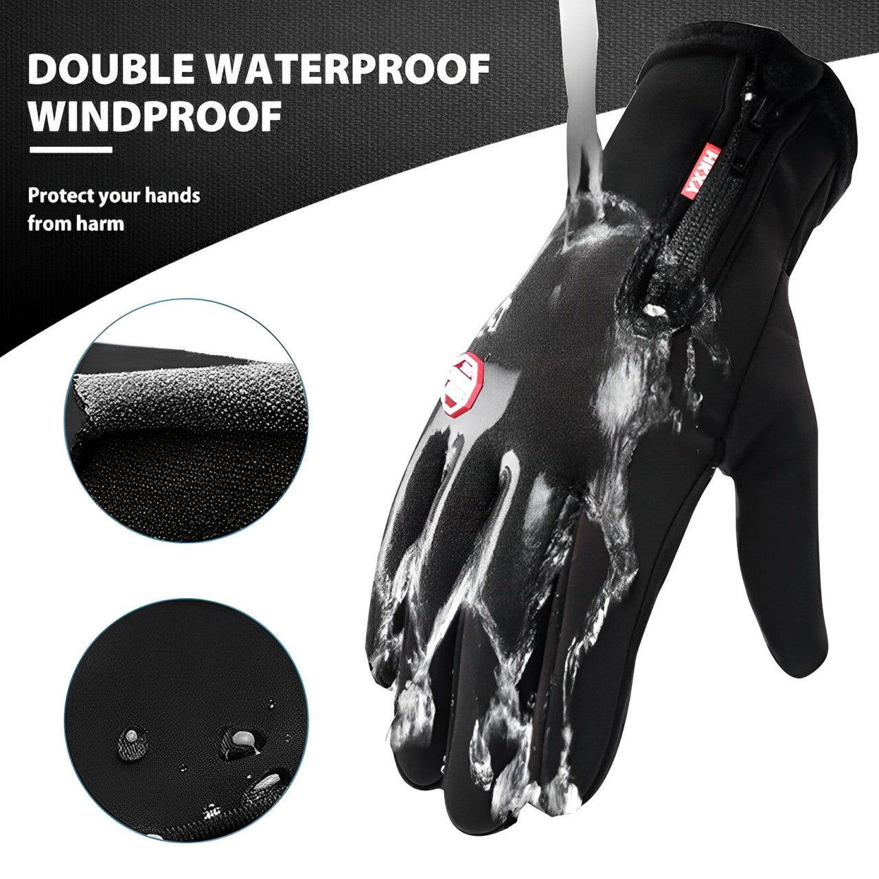 Skanto | Gants Chauffants Électriques Gants de Vélo Gants de Ski pour Adultes