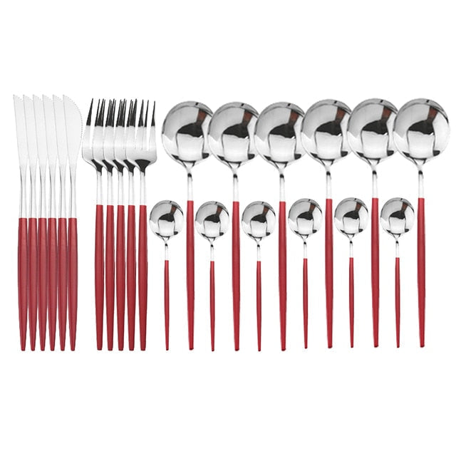 Ensemble de couverts 24 pièces