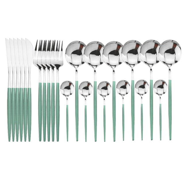 Ensemble de couverts 24 pièces