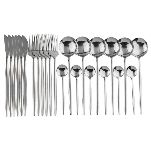 Ensemble de couverts 24 pièces