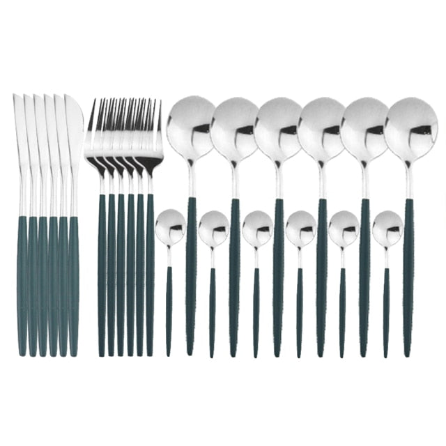Ensemble de couverts 24 pièces