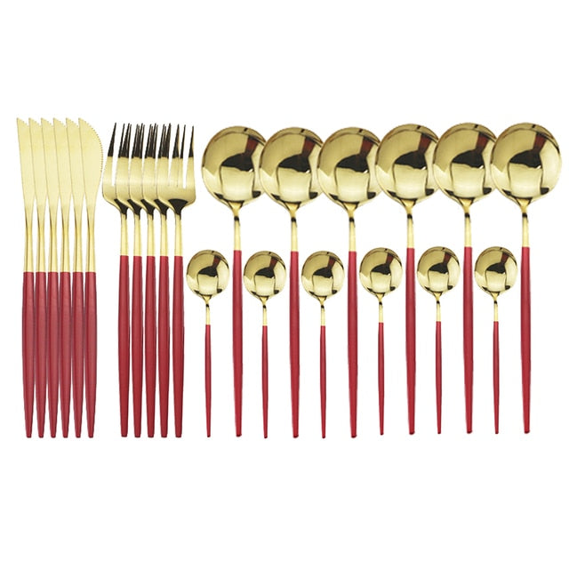 Ensemble de couverts 24 pièces