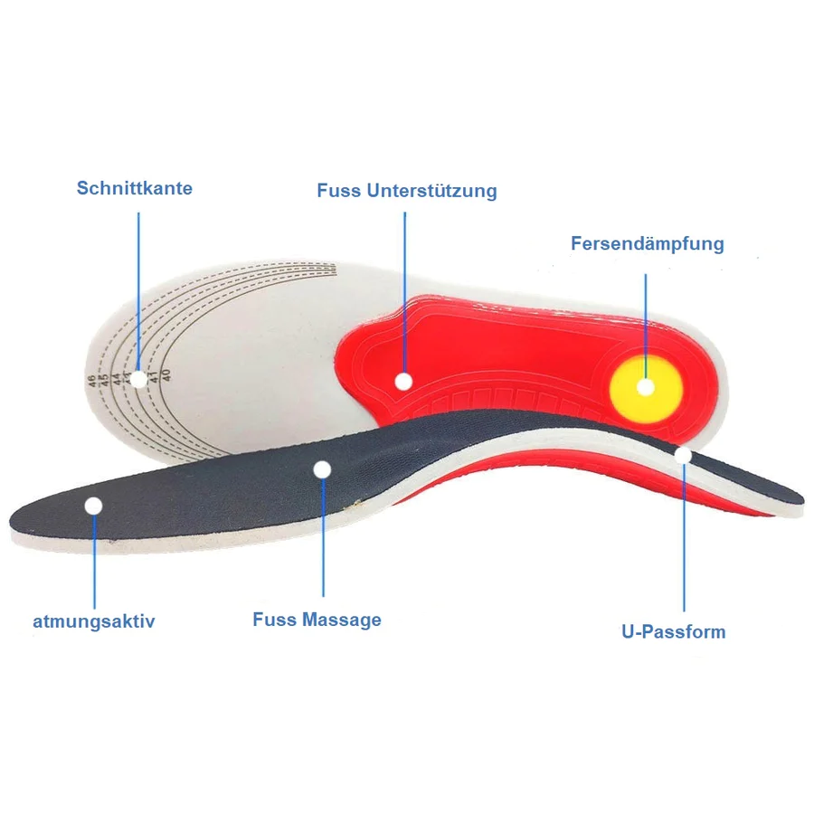 OrthoSole™ | Soulager les douleurs aux pieds et aux hanches pour marcher en toute santé (1 paire)