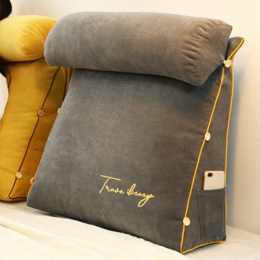 Coussin de soutien dorsal triangulaire