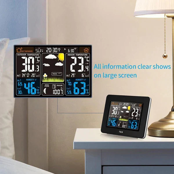Skanto | Station Météo Sans Fil Premium – Surveillance Précise Intérieure et Extérieure